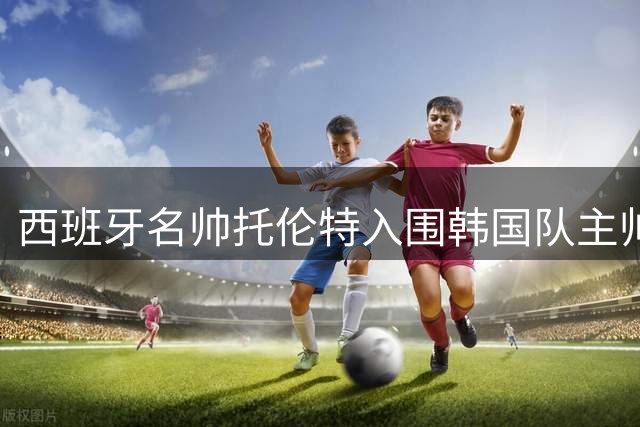 西班牙名帅托伦特入围韩国队主帅面试名单